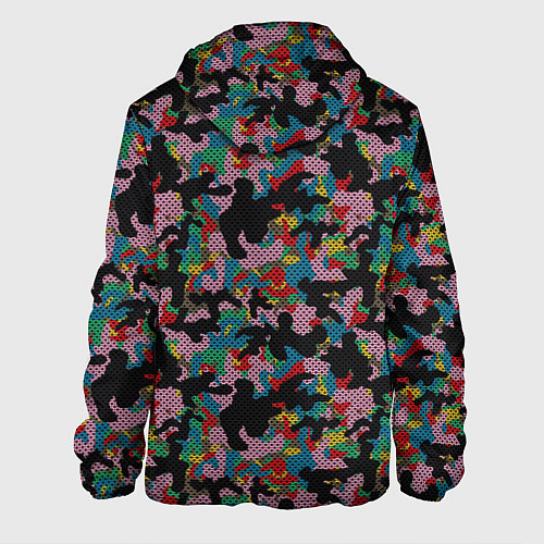 Мужская куртка Модный разноцветный камуфляж / 3D-Белый – фото 2