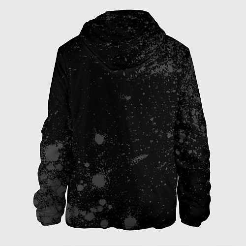 Мужская куртка Darling in the FranXX glitch на темном фоне: надпи / 3D-Черный – фото 2
