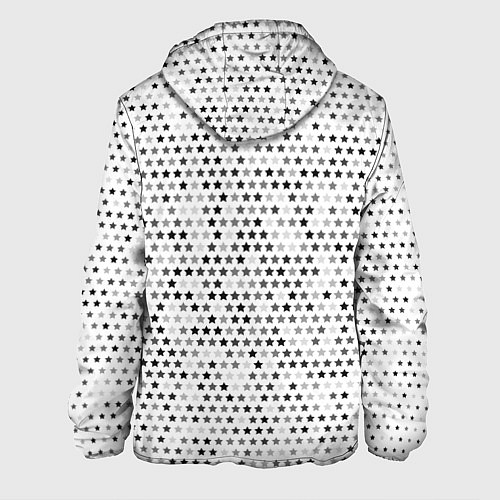 Мужская куртка Die Antwoord glitch на светлом фоне: по-вертикали / 3D-Белый – фото 2