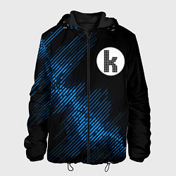 Куртка с капюшоном мужская The Killers звуковая волна, цвет: 3D-черный