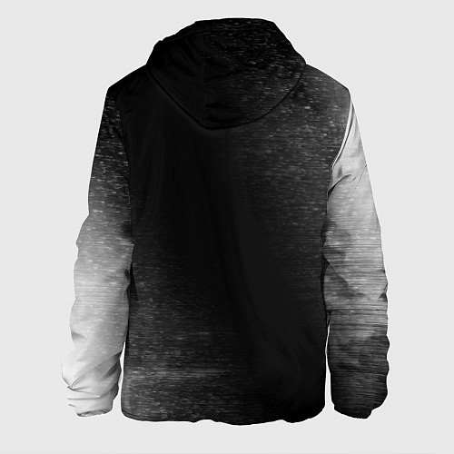 Мужская куртка Apex Legends glitch на темном фоне: надпись, симво / 3D-Черный – фото 2