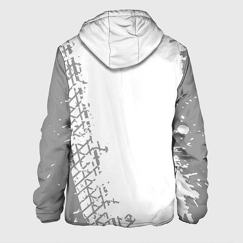 Мужская куртка Citroen speed на светлом фоне со следами шин: по-в / 3D-Белый – фото 2