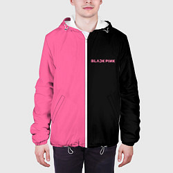 Куртка с капюшоном мужская Blackpink- двойной, цвет: 3D-белый — фото 2