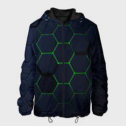 Мужская куртка Honeycombs green