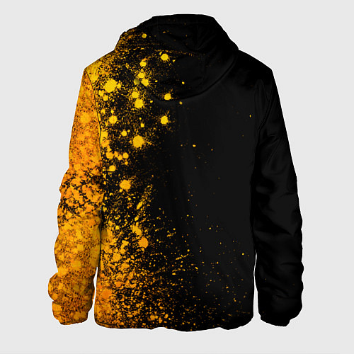 Мужская куртка Genesis - gold gradient: по-вертикали / 3D-Черный – фото 2