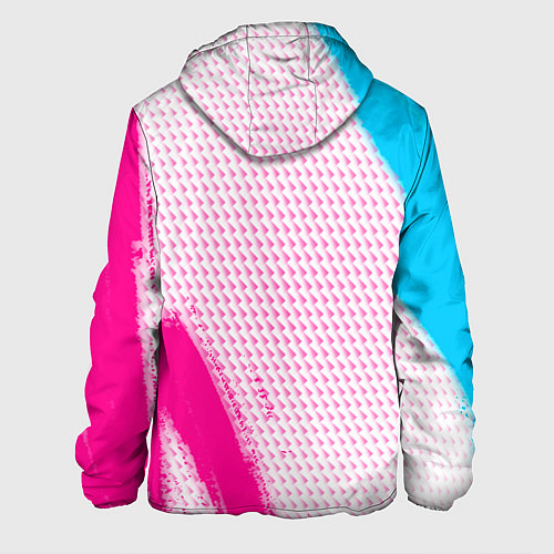 Мужская куртка Lifan neon gradient style: надпись, символ / 3D-Черный – фото 2