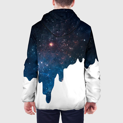 Мужская куртка Млечный Путь - Milky Way / 3D-Черный – фото 4