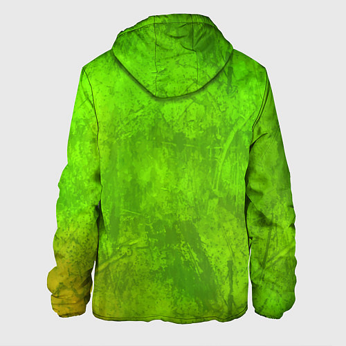 Мужская куртка Зелёная фантазия / 3D-Белый – фото 2