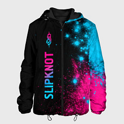 Мужская куртка Slipknot - neon gradient: по-вертикали