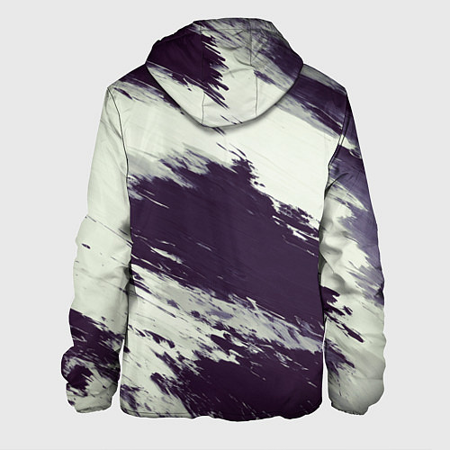 Мужская куртка Размазанные мазки / 3D-Белый – фото 2