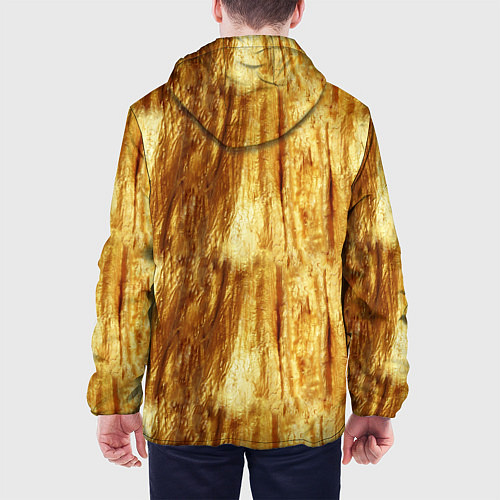 Мужская куртка Золотые переливы / 3D-Черный – фото 4