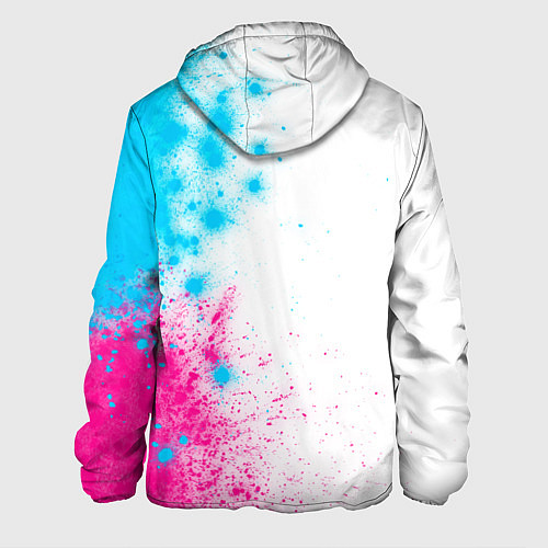 Мужская куртка JAC neon gradient style: по-вертикали / 3D-Черный – фото 2