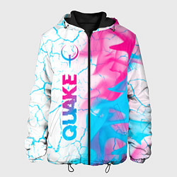 Мужская куртка Quake neon gradient style: по-вертикали