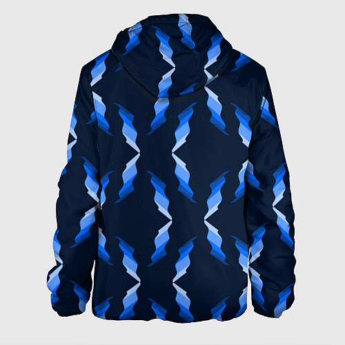 Мужская куртка Синяя ночь / 3D-Белый – фото 2