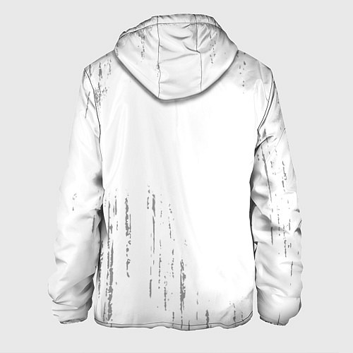 Мужская куртка Brawl Stars glitch на светлом фоне: надпись, симво / 3D-Белый – фото 2