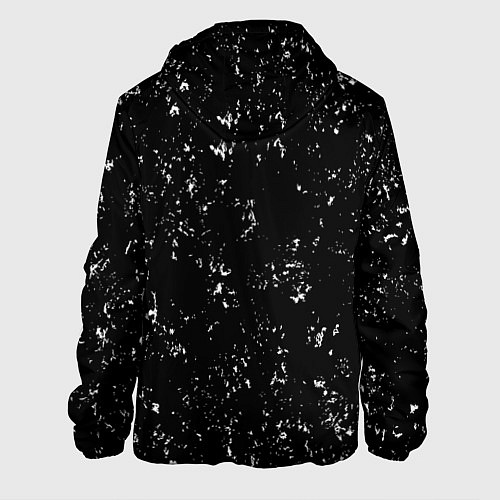Мужская куртка OneRepublic glitch на темном фоне: надпись, символ / 3D-Черный – фото 2
