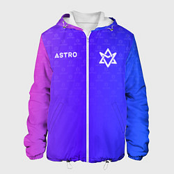 Куртка с капюшоном мужская Astro pattern, цвет: 3D-белый