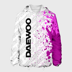Куртка с капюшоном мужская Daewoo pro racing: по-вертикали, цвет: 3D-белый