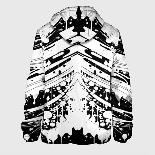 Мужская куртка Mirror abstraction - vogue / 3D-Белый – фото 2