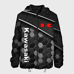 Куртка с капюшоном мужская Kawasaki - технологическая, цвет: 3D-черный