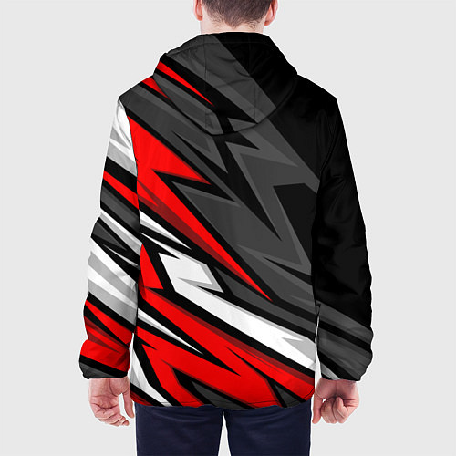 Мужская куртка Kawasaki - red uniform / 3D-Черный – фото 4