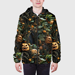Куртка с капюшоном мужская Hallowen приходит, цвет: 3D-черный — фото 2