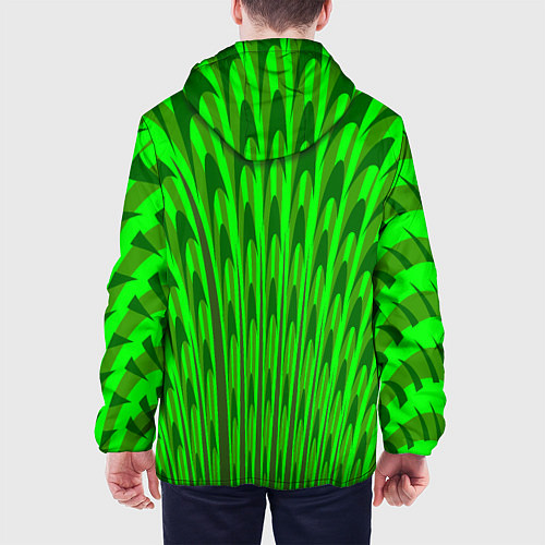 Мужская куртка Травяные стрелы / 3D-Черный – фото 4