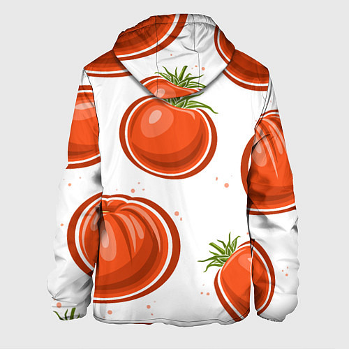 Мужская куртка Помидорчики / 3D-Белый – фото 2