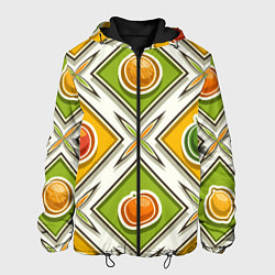 Мужская куртка Fruits and berries pattern