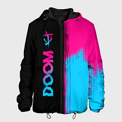 Мужская куртка Doom - neon gradient: по-вертикали