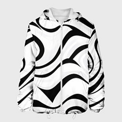 Мужская куртка Анималистическая абстракция зебры
