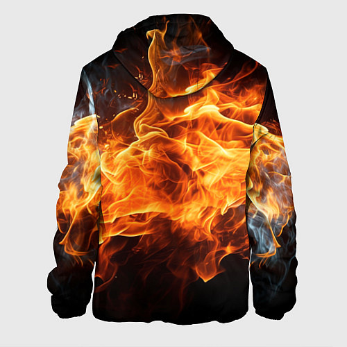 Мужская куртка Black fire style / 3D-Белый – фото 2