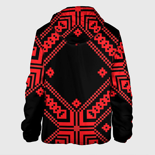 Мужская куртка Национальный черный / 3D-Белый – фото 2