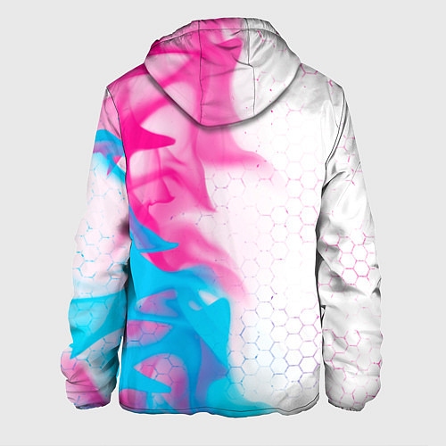 Мужская куртка Portal neon gradient style: по-вертикали / 3D-Черный – фото 2