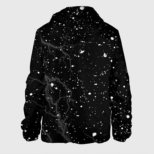 Мужская куртка Dark Souls glitch на темном фоне: по-вертикали / 3D-Черный – фото 2