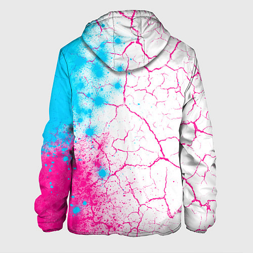 Мужская куртка Audi neon gradient style: по-вертикали / 3D-Черный – фото 2