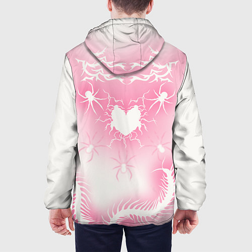 Мужская куртка Сердце сколопендры / 3D-Черный – фото 4