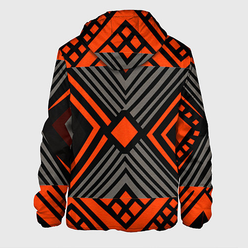 Мужская куртка Узор в этническом стиле племени масаев / 3D-Белый – фото 2