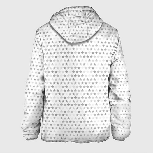 Мужская куртка Maneskin glitch на светлом фоне по-вертикали / 3D-Белый – фото 2