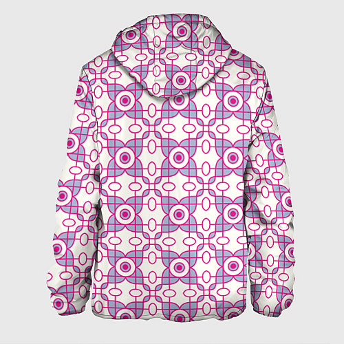 Мужская куртка Художественные цветы / 3D-Белый – фото 2