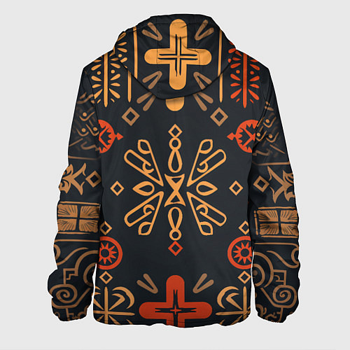 Мужская куртка Орнамент в славянском стиле / 3D-Белый – фото 2