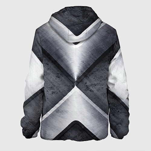 Мужская куртка Стальные блоки / 3D-Белый – фото 2
