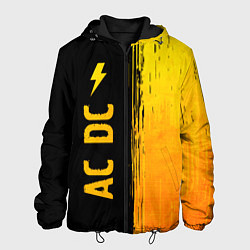 Мужская куртка AC DC - gold gradient по-вертикали