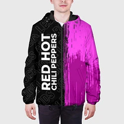 Куртка с капюшоном мужская Red Hot Chili Peppers rock legends по-вертикали, цвет: 3D-черный — фото 2