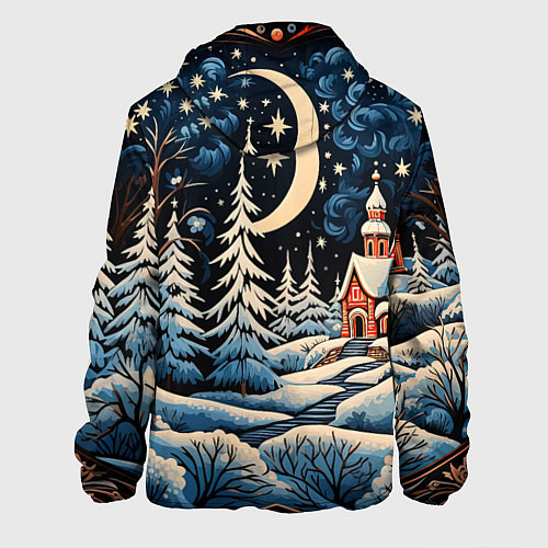 Мужская куртка Морозное утро / 3D-Белый – фото 2