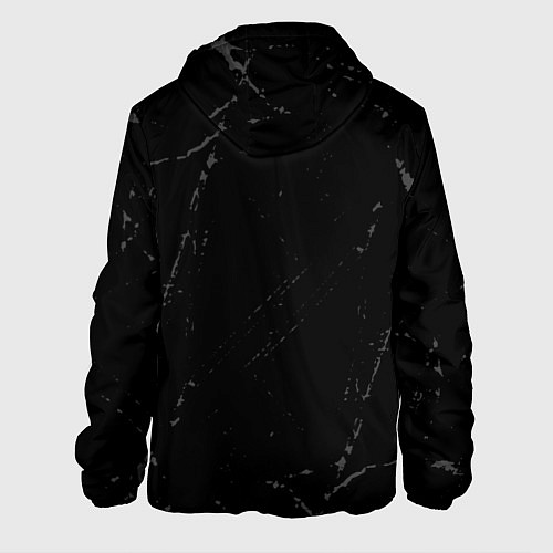 Мужская куртка Paramore glitch на темном фоне вертикально / 3D-Черный – фото 2