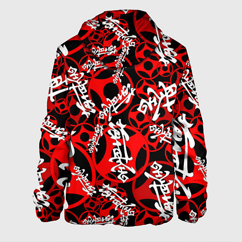 Мужская куртка Карате киокушинкай лого паттерн / 3D-Белый – фото 2