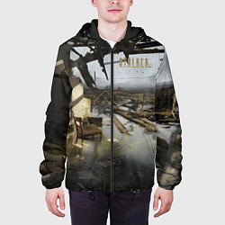 Куртка с капюшоном мужская STALKER 2 дом на болотах, цвет: 3D-черный — фото 2