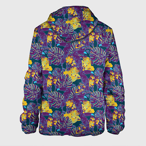 Мужская куртка Тропический тукан / 3D-Черный – фото 2