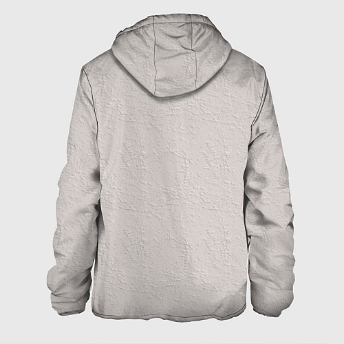 Мужская куртка Нежные розовые розы на стене / 3D-Белый – фото 2